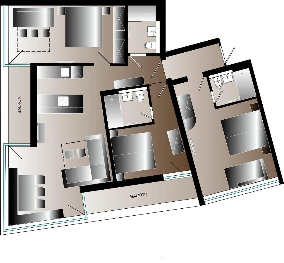 Ferienwohnung Fire & Ice Living Ischgl Apartment